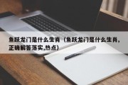 鱼跃龙门是什么生肖（鱼跃龙门是什么生肖,正确解答落实,热点）