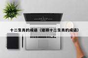 十二生肖的成语（猪跟十二生肖的成语）