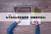 电子游戏台湾熊猫视频（熊猫电子竞技）