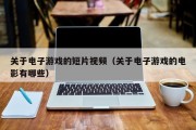 关于电子游戏的短片视频（关于电子游戏的电影有哪些）