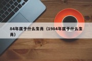 84年属于什么生肖（1984年属于什么生肖）